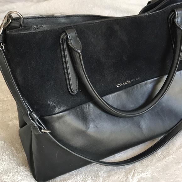 Coach / Leather and Suede Purse - Picture 2 of 8